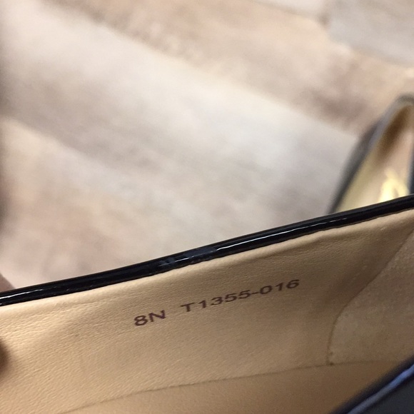 New 8N Trotters Penelope Black Patent Leather Heels 8 Narrow - Picture 9 of 14